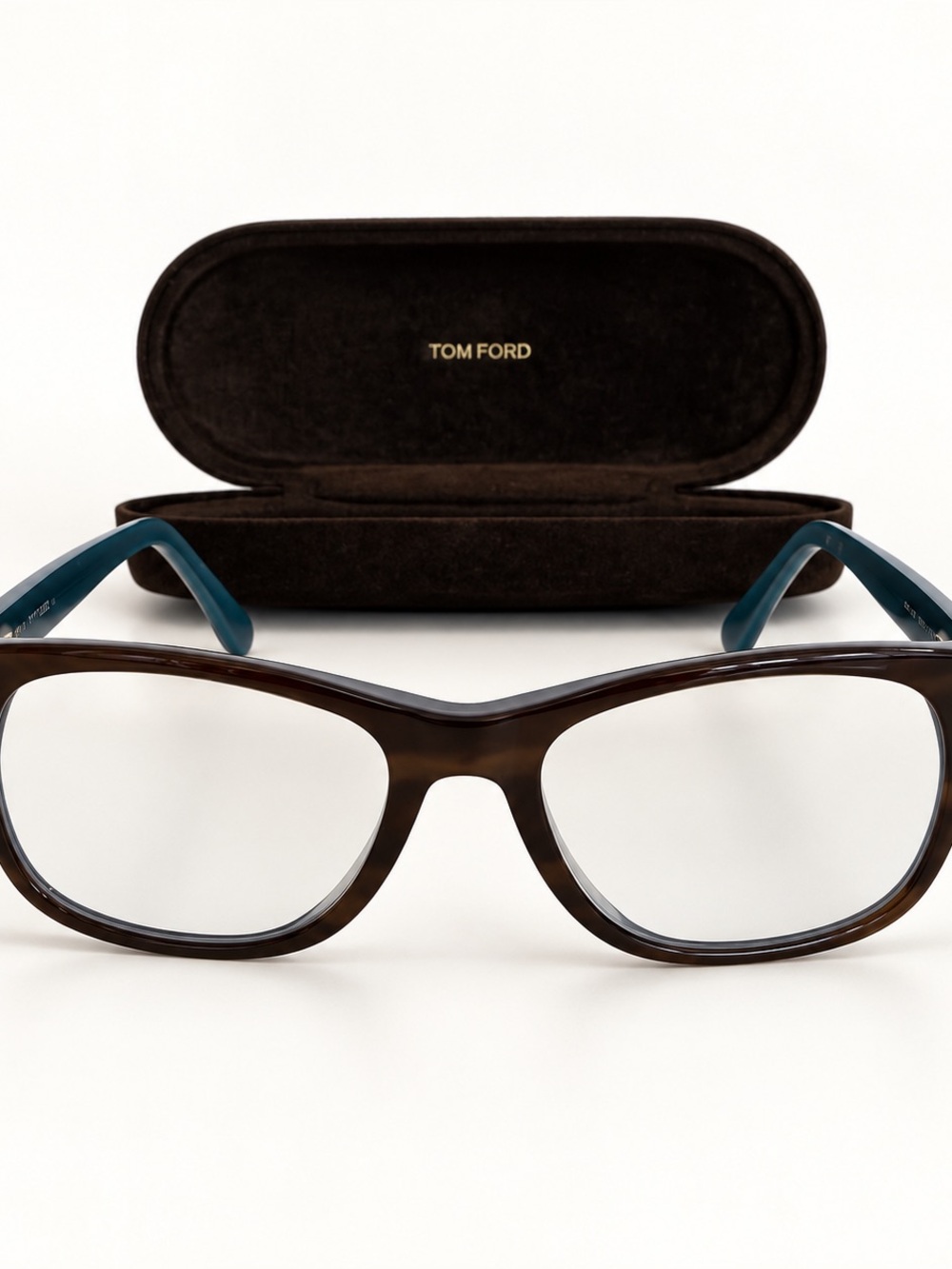 Tom Ford TF5147 056 Brown Blue Eyeglasses